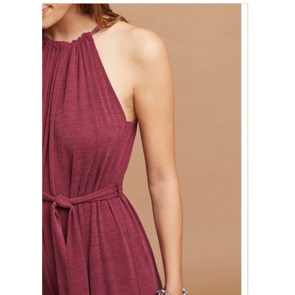 NWOT Wide Leg Halter Jumpsuit - Picture 8 of 9